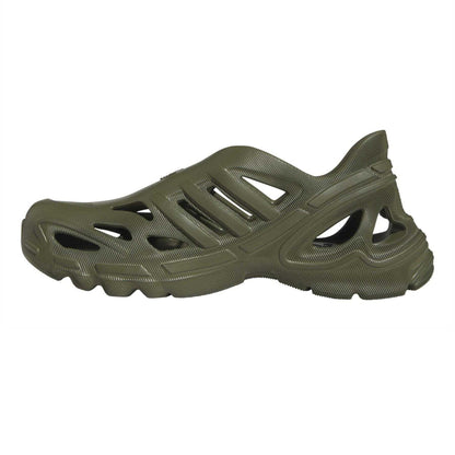 Olive - Side - Adidas Childrens-Kids Supernova Clogs
