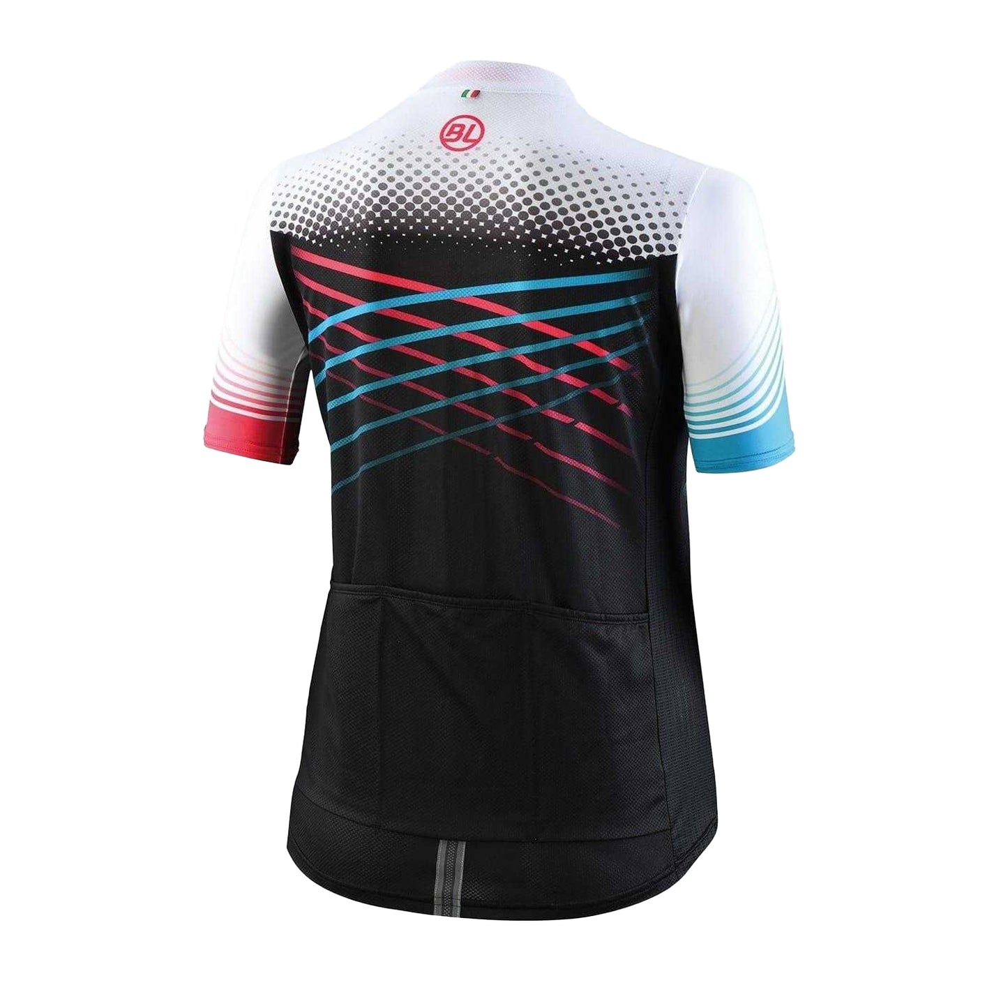 Black-Fuchsia - Back - Bicycle Line Womens-Ladies Edera MTB Cycling Jersey
