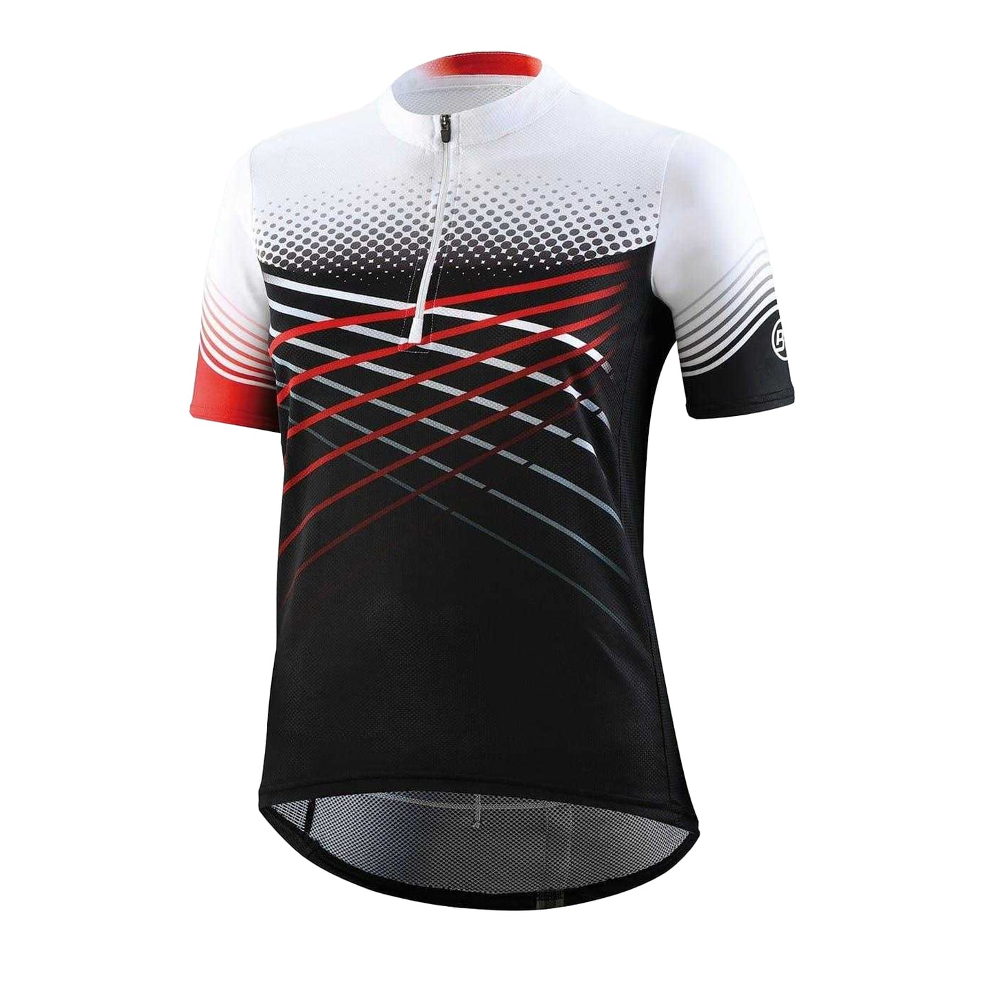 Black-Red - Front - Bicycle Line Womens-Ladies Edera MTB Cycling Jersey