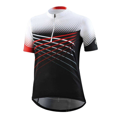 Black-Red - Front - Bicycle Line Womens-Ladies Edera MTB Cycling Jersey