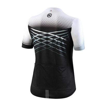 Black-White - Back - Bicycle Line Womens-Ladies Edera MTB Cycling Jersey