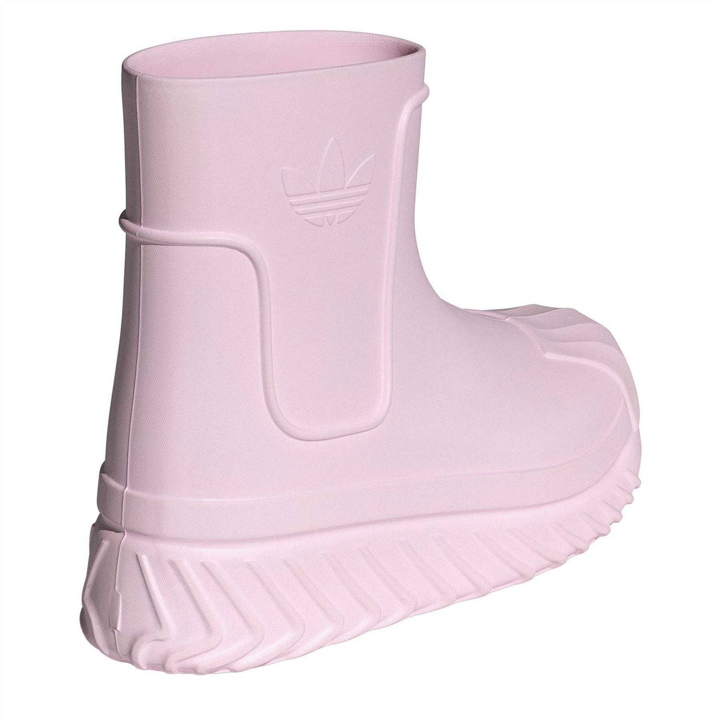 Pink - Back - Adidas Womens-Ladies Superstar Bluetooth Chunky Flat Snow Boots