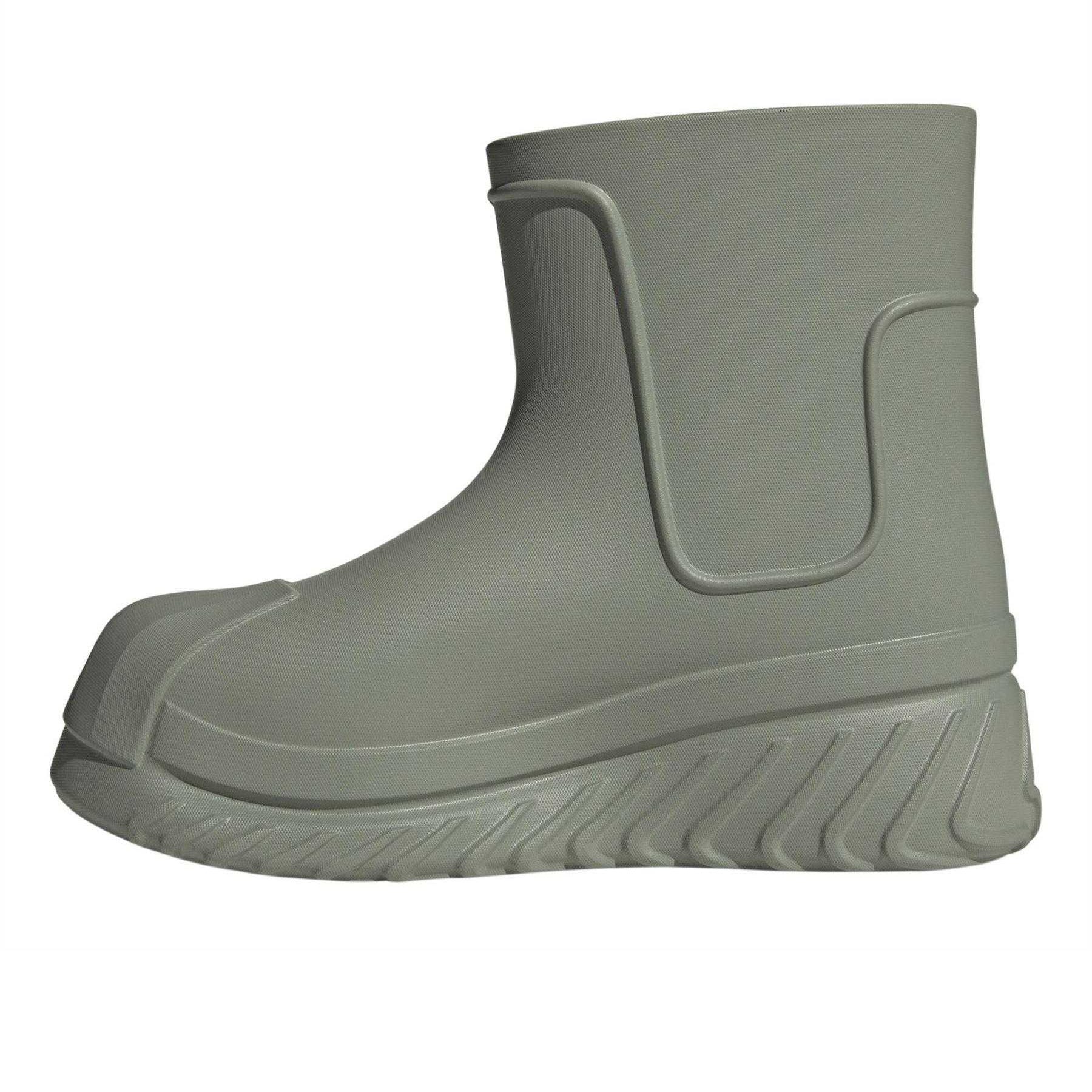 Silver Green - Side - Adidas Womens-Ladies Superstar Bluetooth Chunky Flat Snow Boots