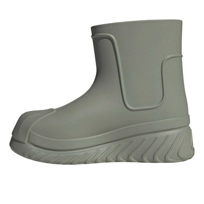 Silver Green - Side - Adidas Womens-Ladies Superstar Bluetooth Chunky Flat Snow Boots
