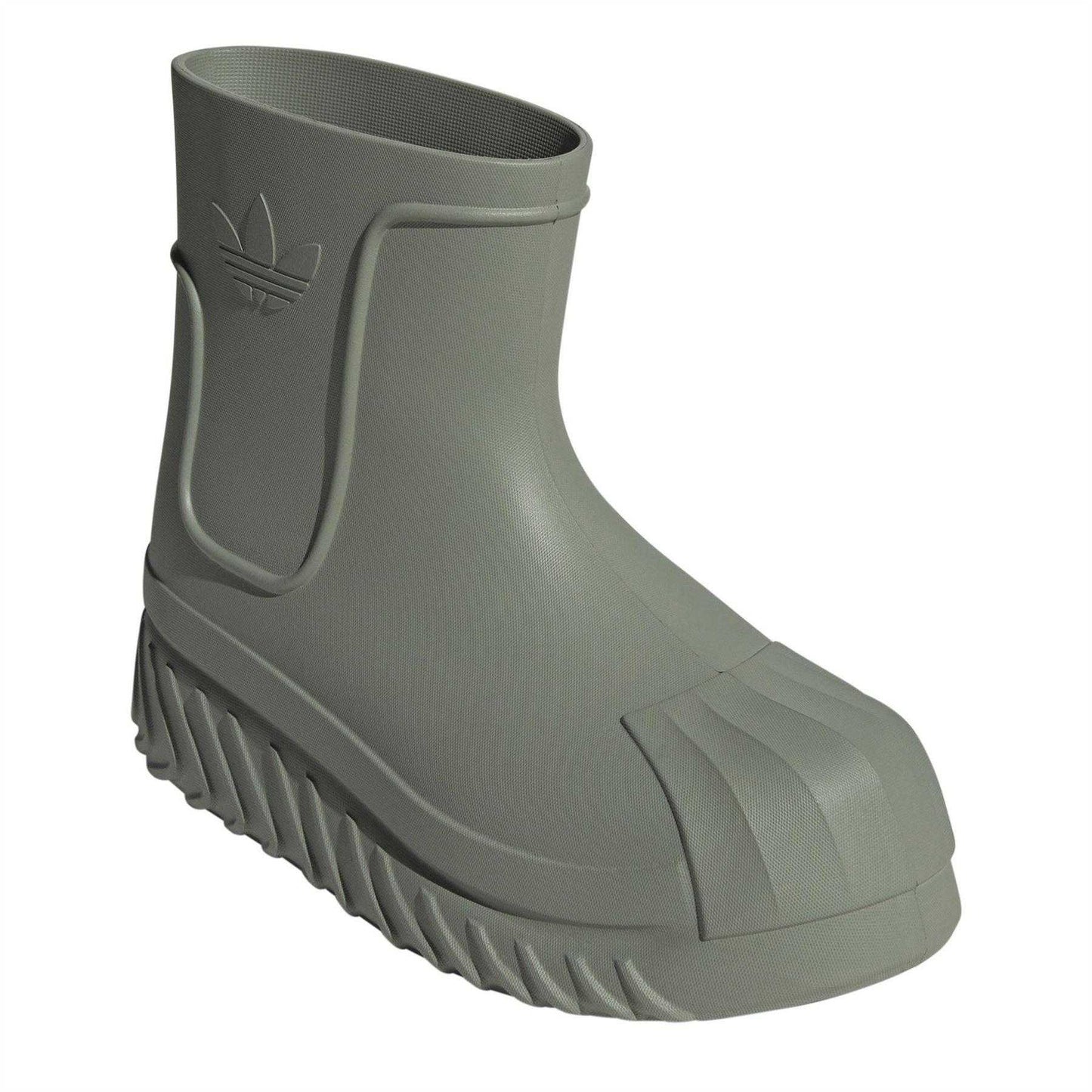 Silver Green - Pack Shot - Adidas Womens-Ladies Superstar Bluetooth Chunky Flat Snow Boots