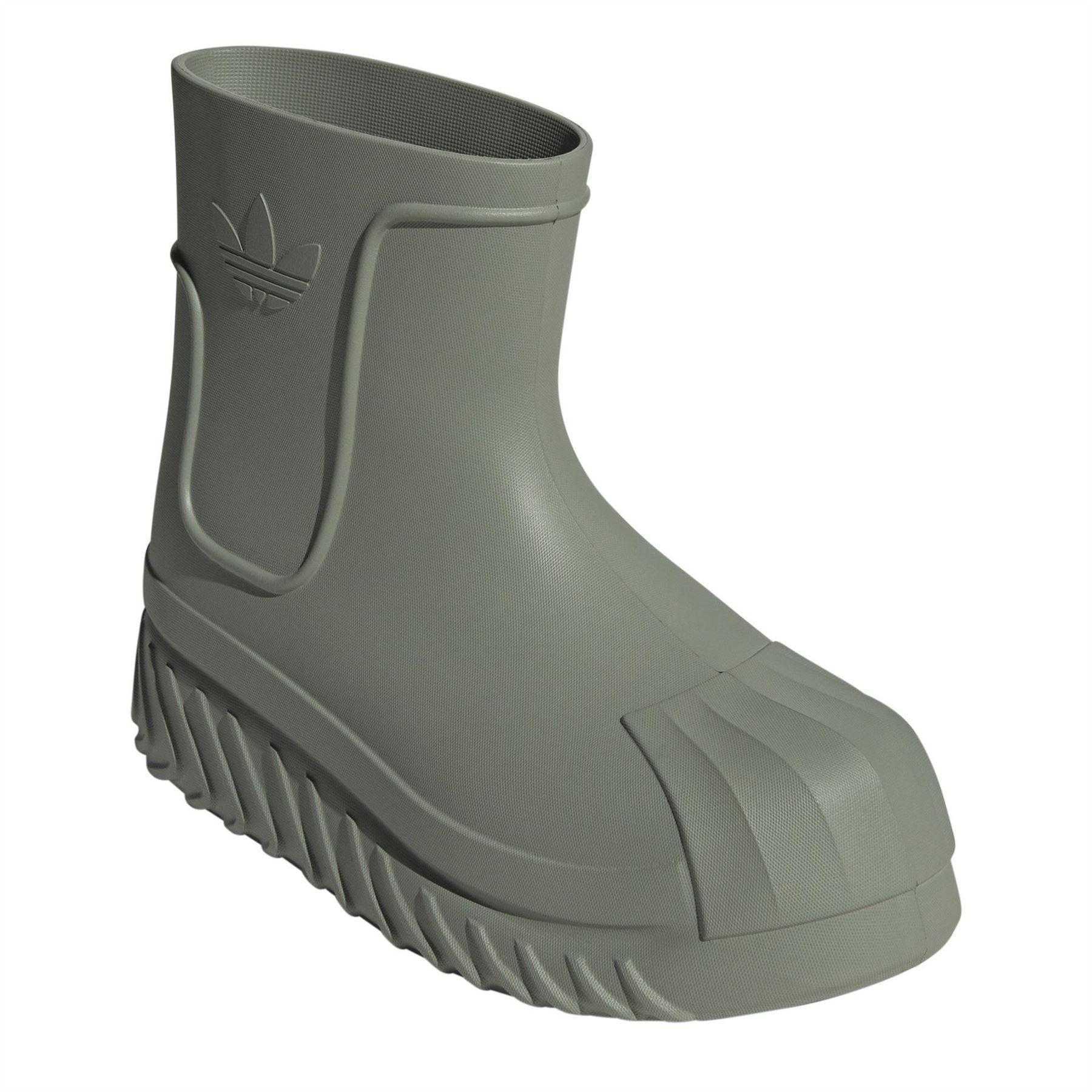 Silver Green - Pack Shot - Adidas Womens-Ladies Superstar Bluetooth Chunky Flat Snow Boots