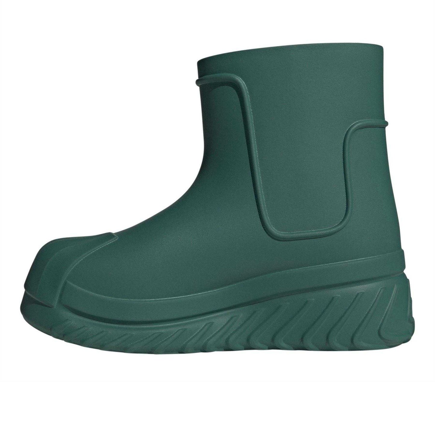 Green - Side - Adidas Womens-Ladies Superstar Bluetooth Chunky Flat Snow Boots