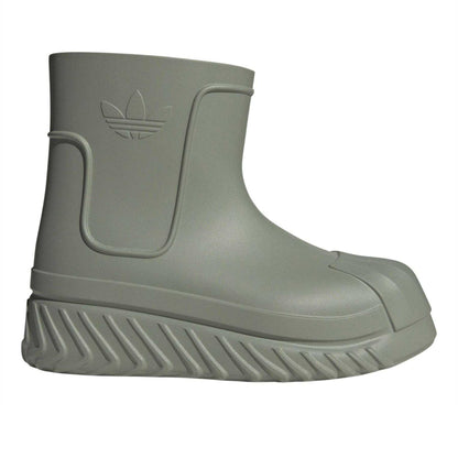 Silver Green - Front - Adidas Womens-Ladies Superstar Bluetooth Chunky Flat Snow Boots