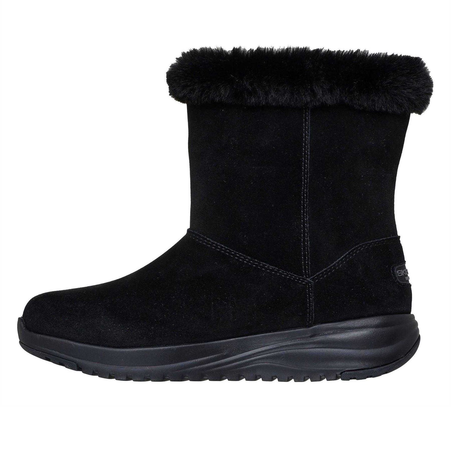 Black - Side - Skechers Womens-Ladies On The Go Stellar Sweet Bliss High Top Trainers