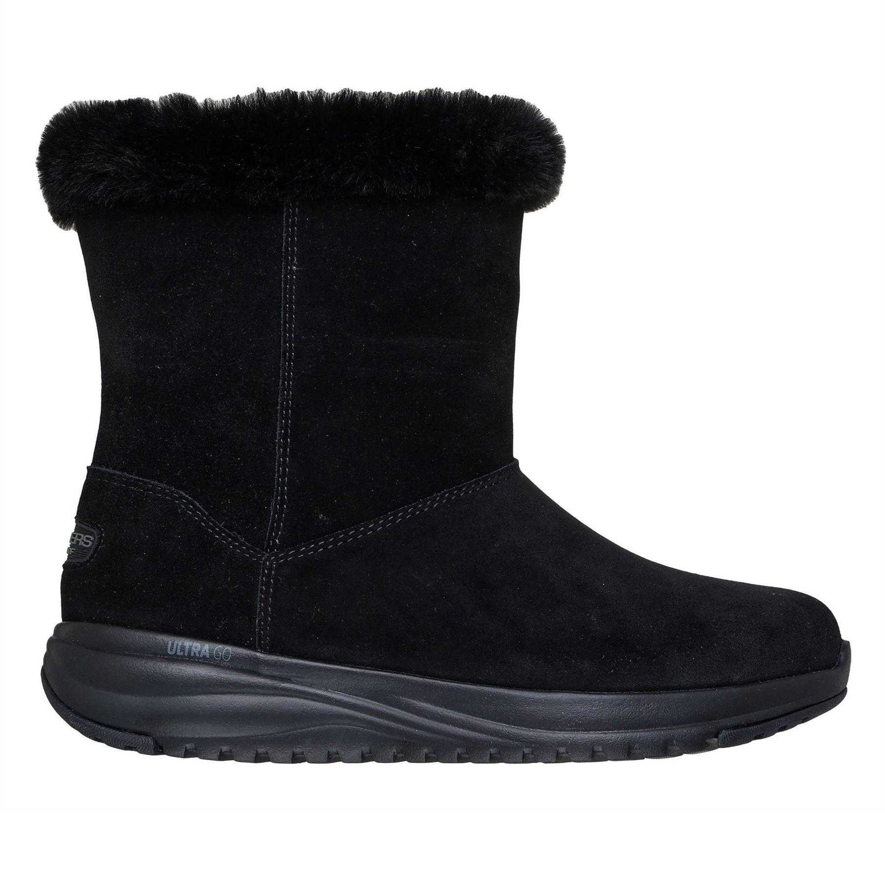Black - Front - Skechers Womens-Ladies On The Go Stellar Sweet Bliss High Top Trainers
