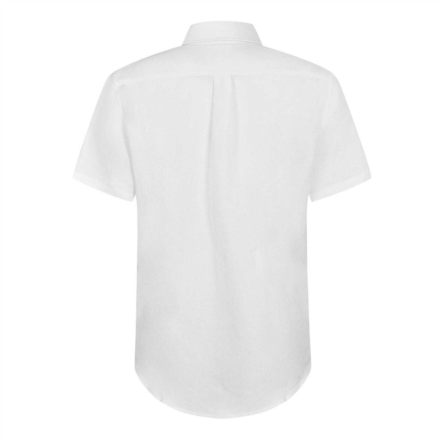 White - Back - Jack Wills Mens Short-Sleeved Casual Shirt