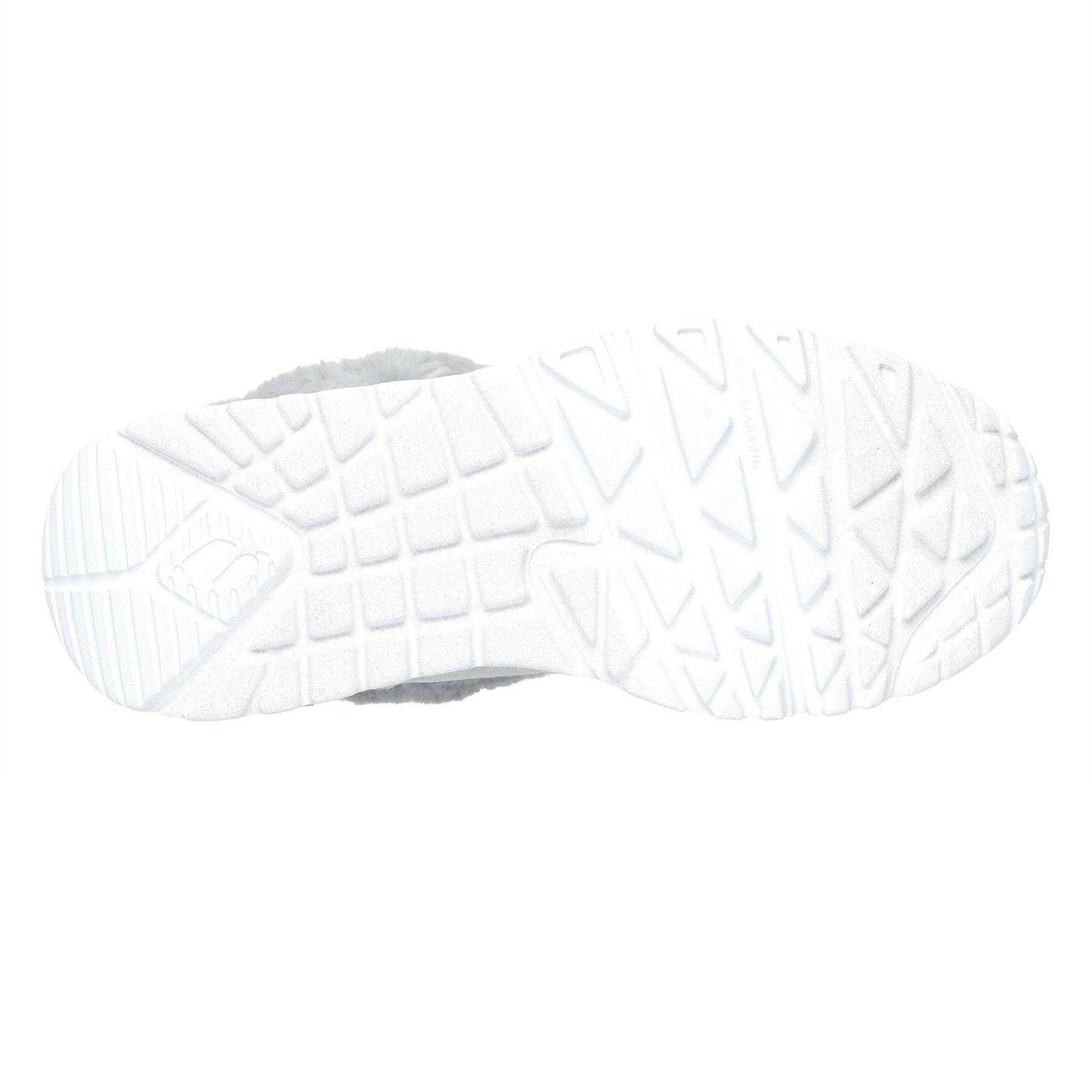 Grey - Back - Skechers Childrens-Kids Uno Lite High Top Trainers