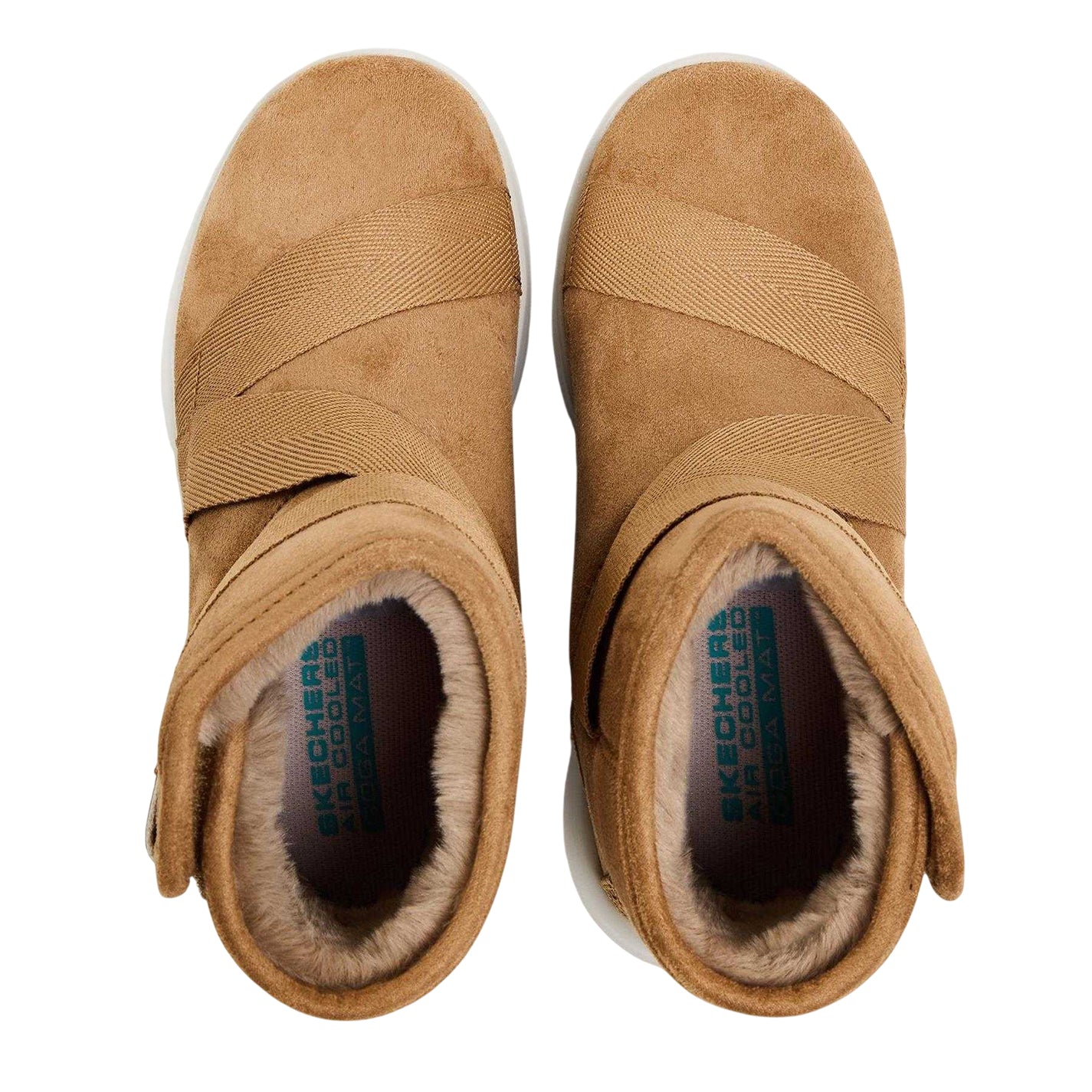 Chestnut - Side - Skechers Childrens-Kids Slip-on Trainers