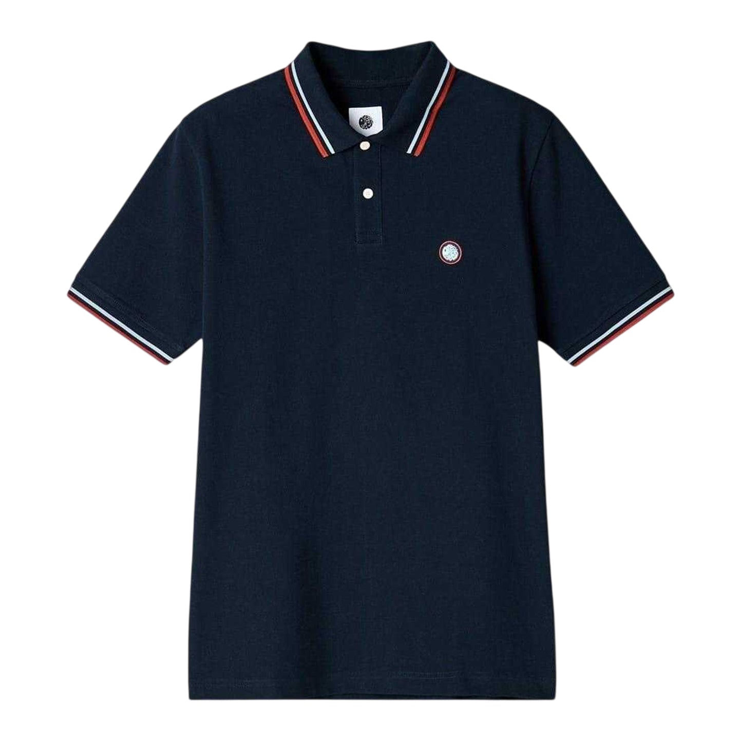 Navy - Front - Pretty Green Mens Regular Polo Shirt
