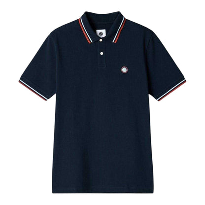 Navy - Front - Pretty Green Mens Regular Polo Shirt