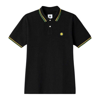 Black - Front - Pretty Green Mens Regular Polo Shirt