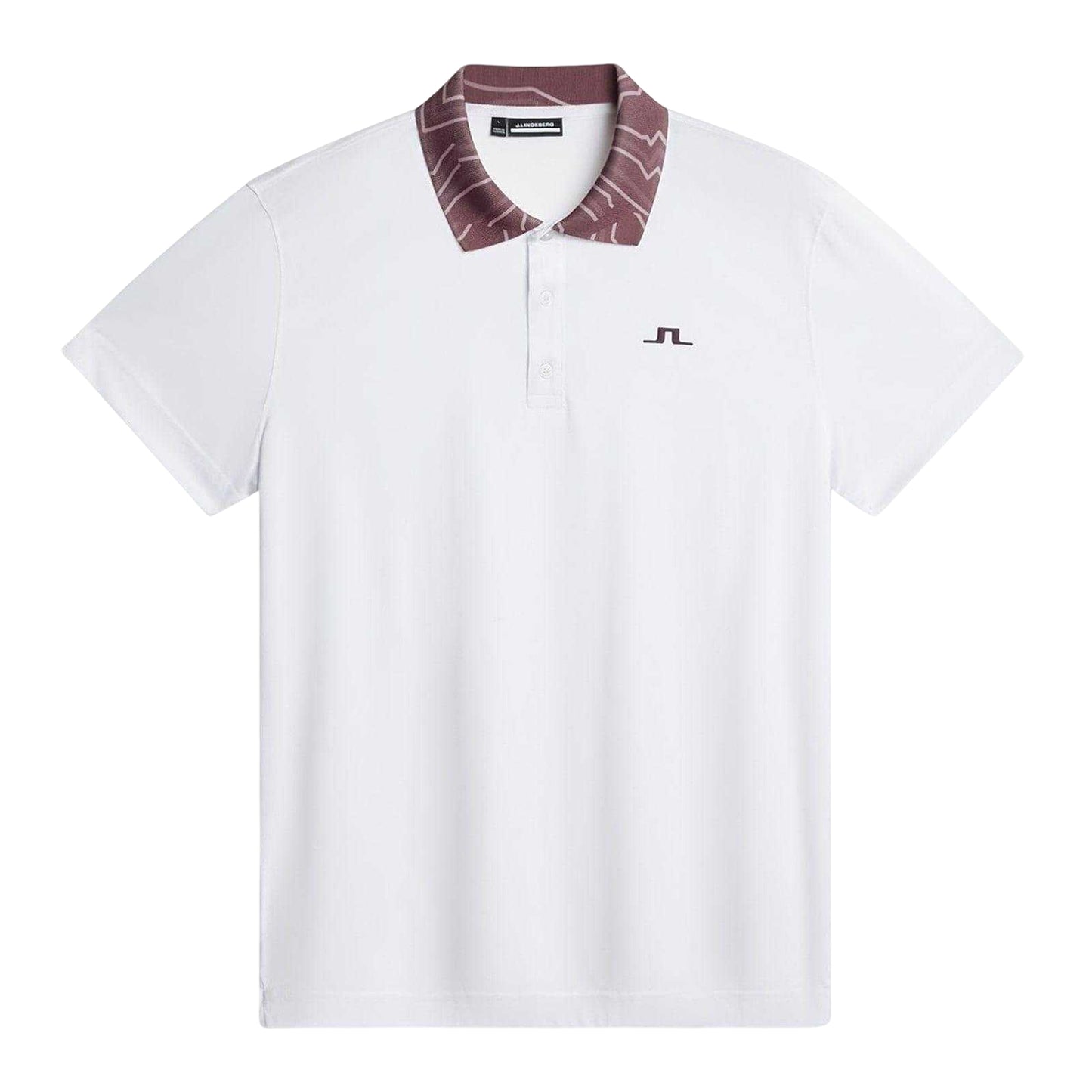 White - Front - J.Lindeberg Mens Polo Shirt