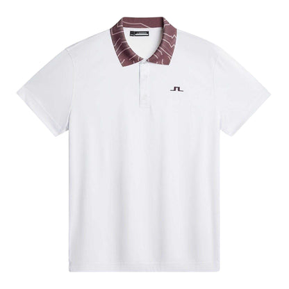 White - Front - J.Lindeberg Mens Polo Shirt