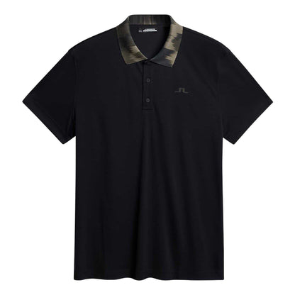 Black - Front - J.Lindeberg Mens Polo Shirt