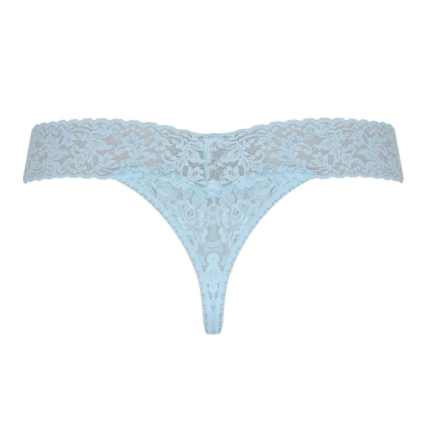 Celestial Blue - Back - Hanky Panky Womens-Ladies Mid Rise Thong