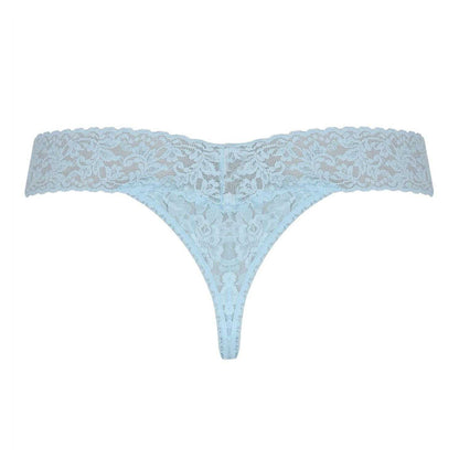 Celestial Blue - Back - Hanky Panky Womens-Ladies Mid Rise Thong