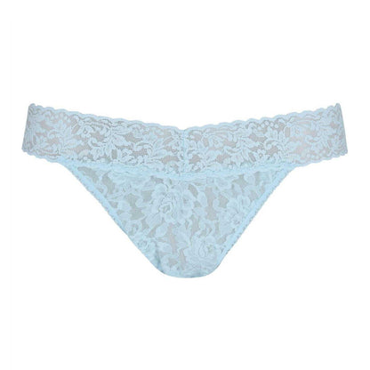 Celestial Blue - Front - Hanky Panky Womens-Ladies Mid Rise Thong
