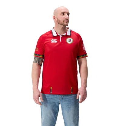 Red - Side - Canterbury Mens 2025 British & Irish Lions Performance Polo Shirt
