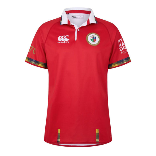 Red - Front - Canterbury Mens 2025 British & Irish Lions Performance Polo Shirt