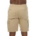 Sand - Back - Farah Mens Crane Cargo Shorts