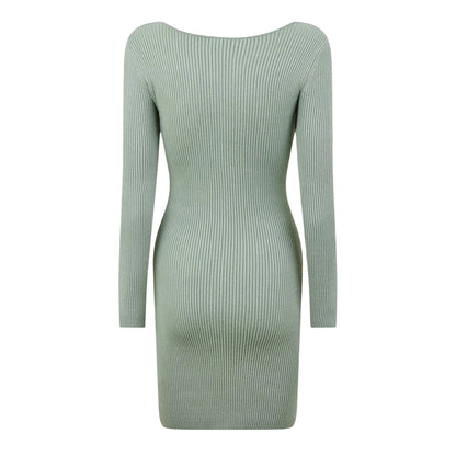 Iceberg Green - Back - Jack Wills Womens-Ladies Sweetheart Mini Dress
