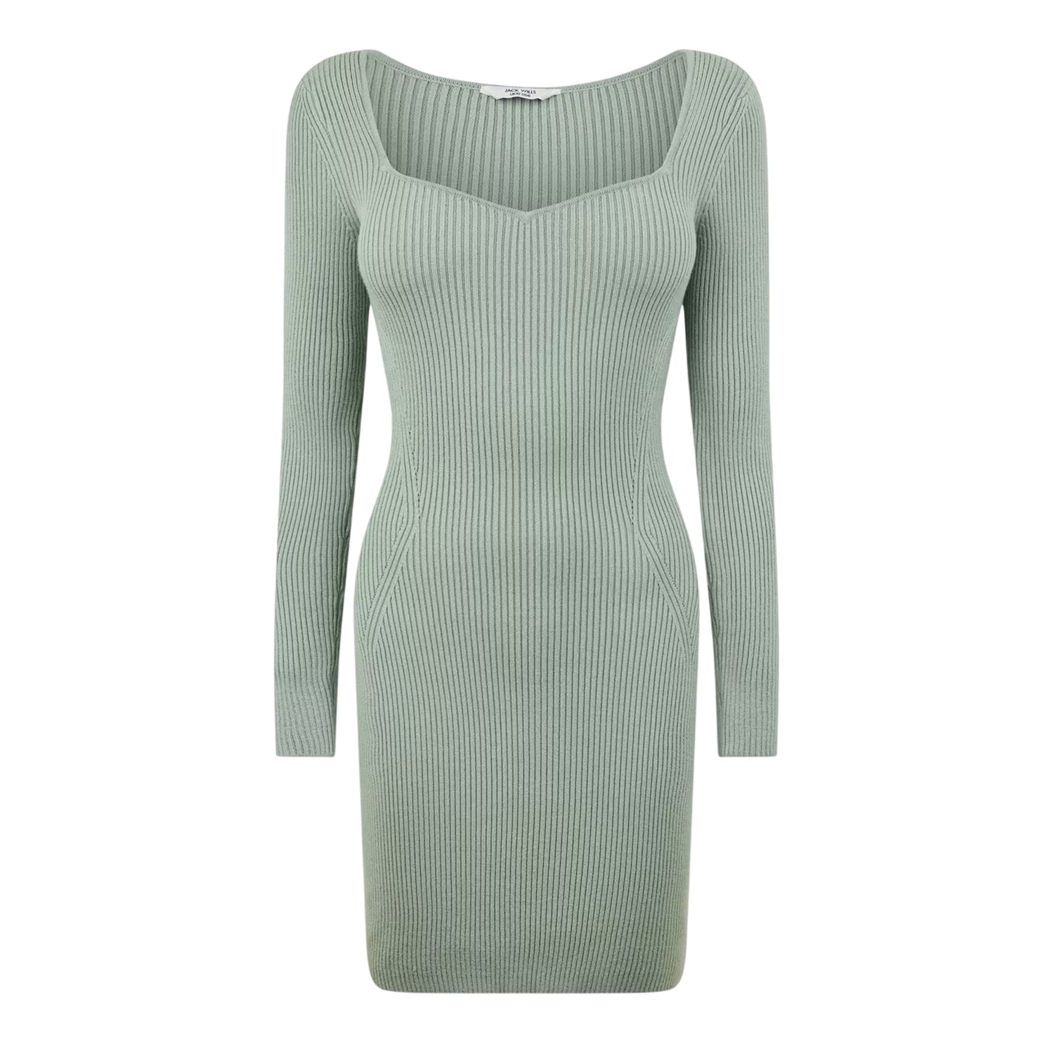 Iceberg Green - Front - Jack Wills Womens-Ladies Sweetheart Mini Dress