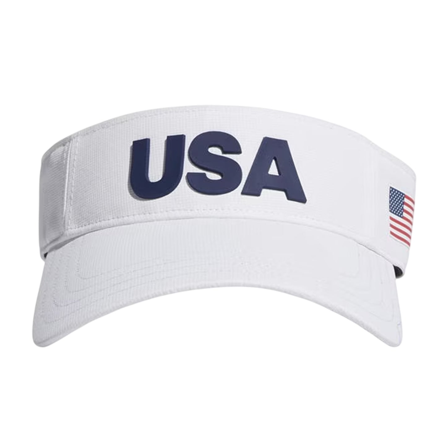 White - Side - Adidas Mens Tour USA Visor