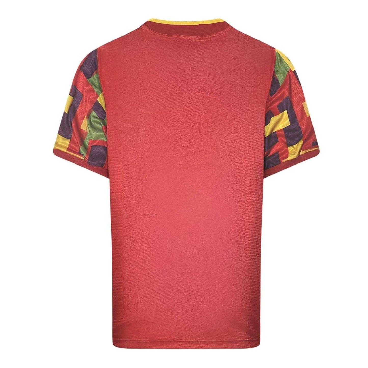 Red-Blue - Back - Score Draw Mens 1996 England FA Crew Neck Jersey