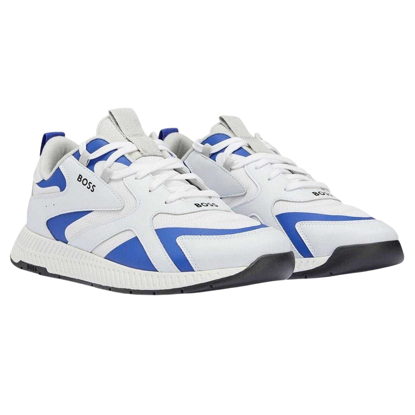 White - Lifestyle - Boss Mens Titanium Ortholite Running Trainers