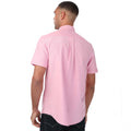 Coral - Back - Farah Mens Drayton Short-Sleeved Shirt