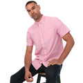 Coral - Lifestyle - Farah Mens Drayton Short-Sleeved Shirt