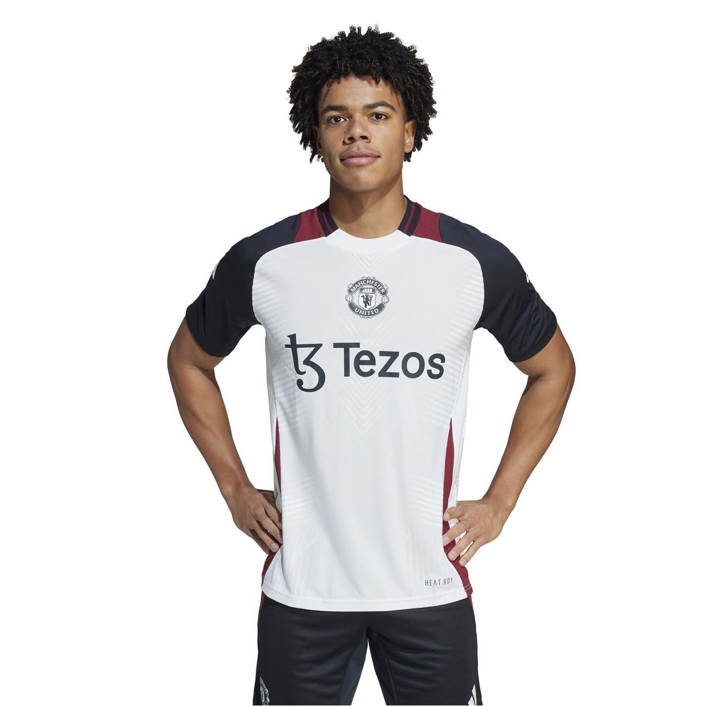 Off White-Black - Lifestyle - Adidas Mens Tiro 24 Pro Manchester United FC Football Jersey