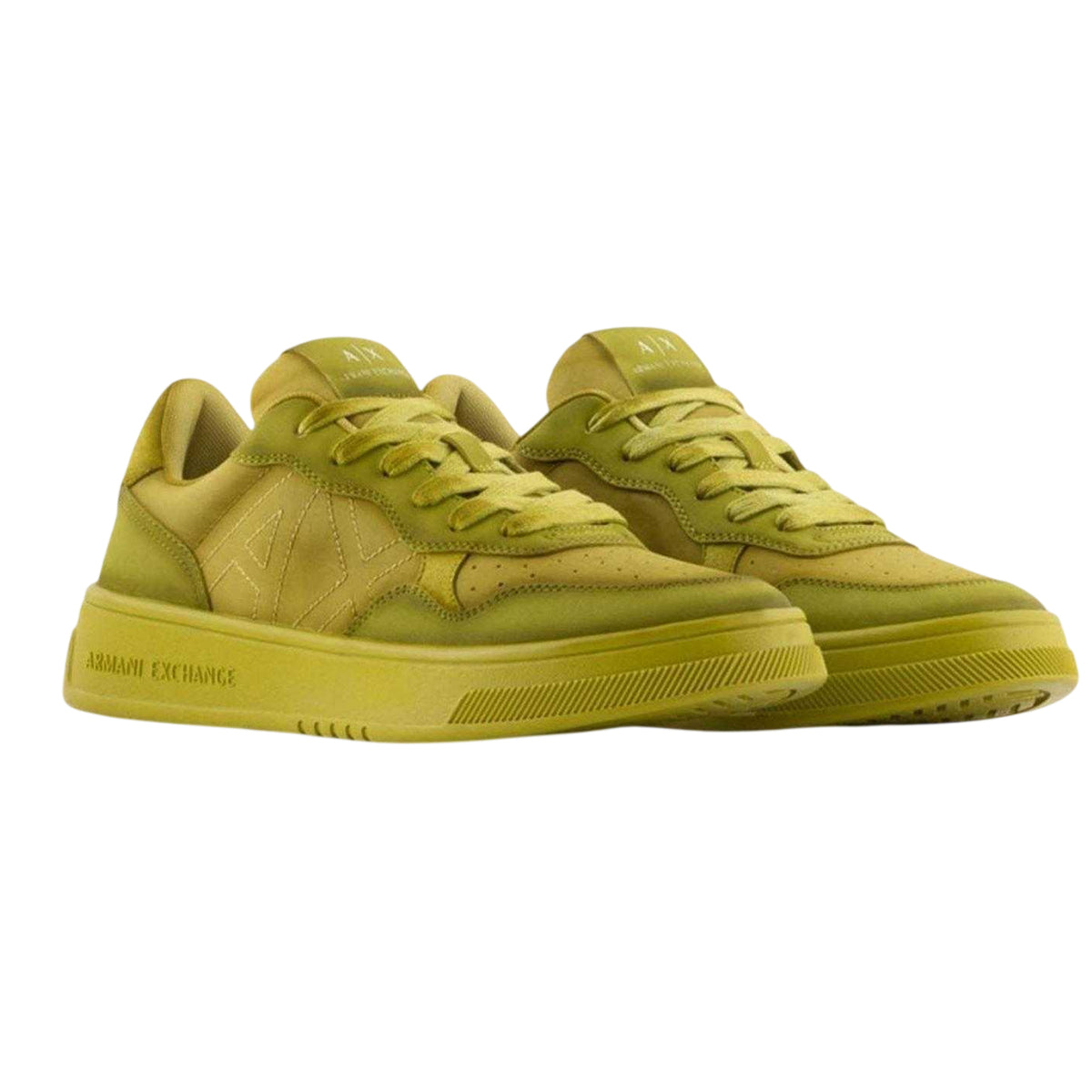 Yellow - Lifestyle - Armani Exchange Mens Logo Trainers