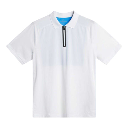 White - Front - J.Lindeberg Mens Regular Raglan Polo Shirt