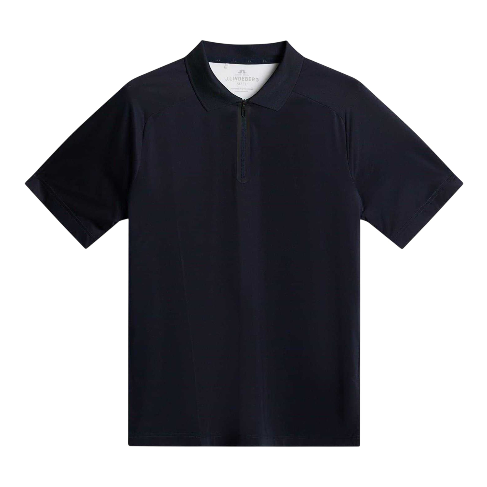 Navy - Front - J.Lindeberg Mens Regular Raglan Polo Shirt