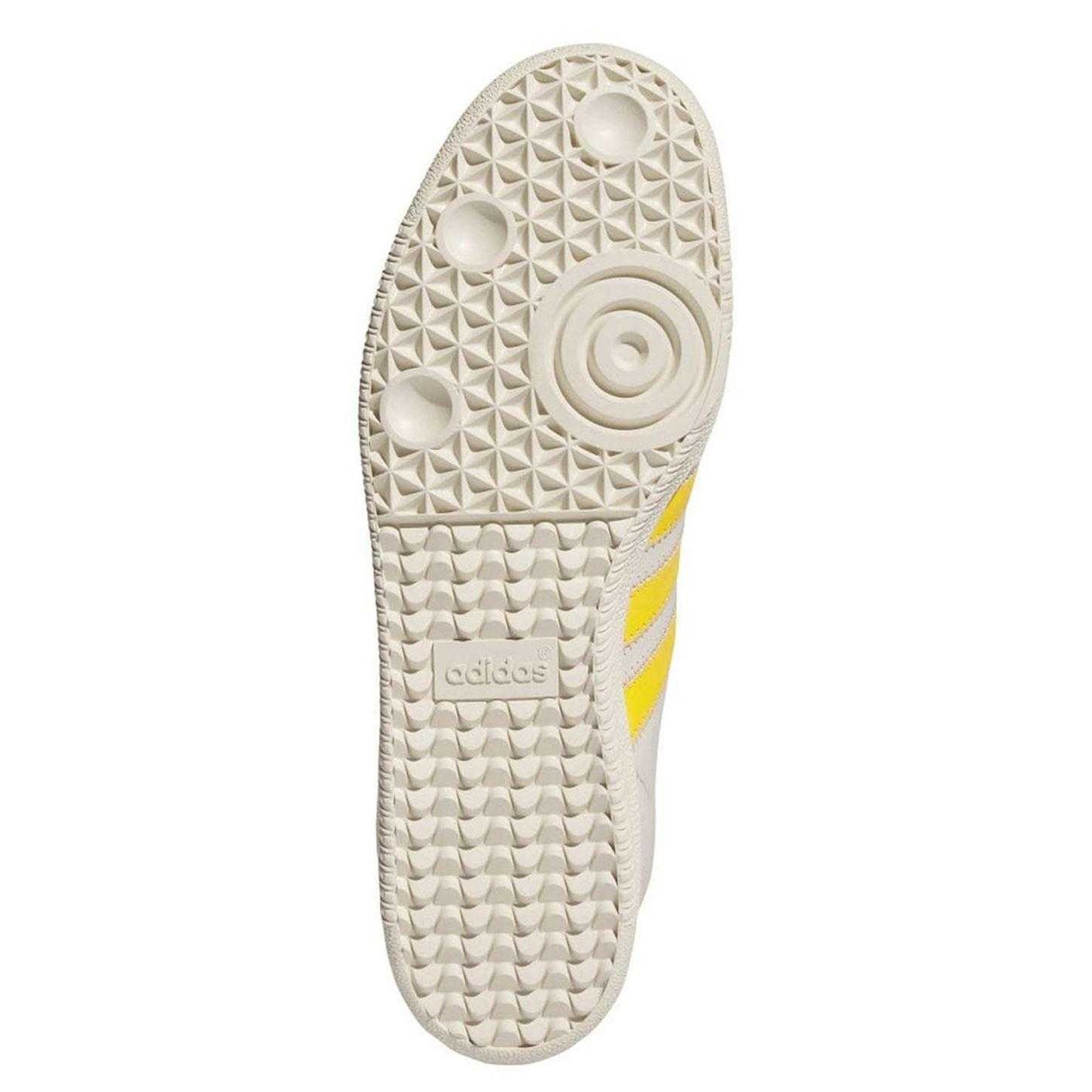 Gold - Side - Adidas Womens-Ladies Samba Leather Trainers