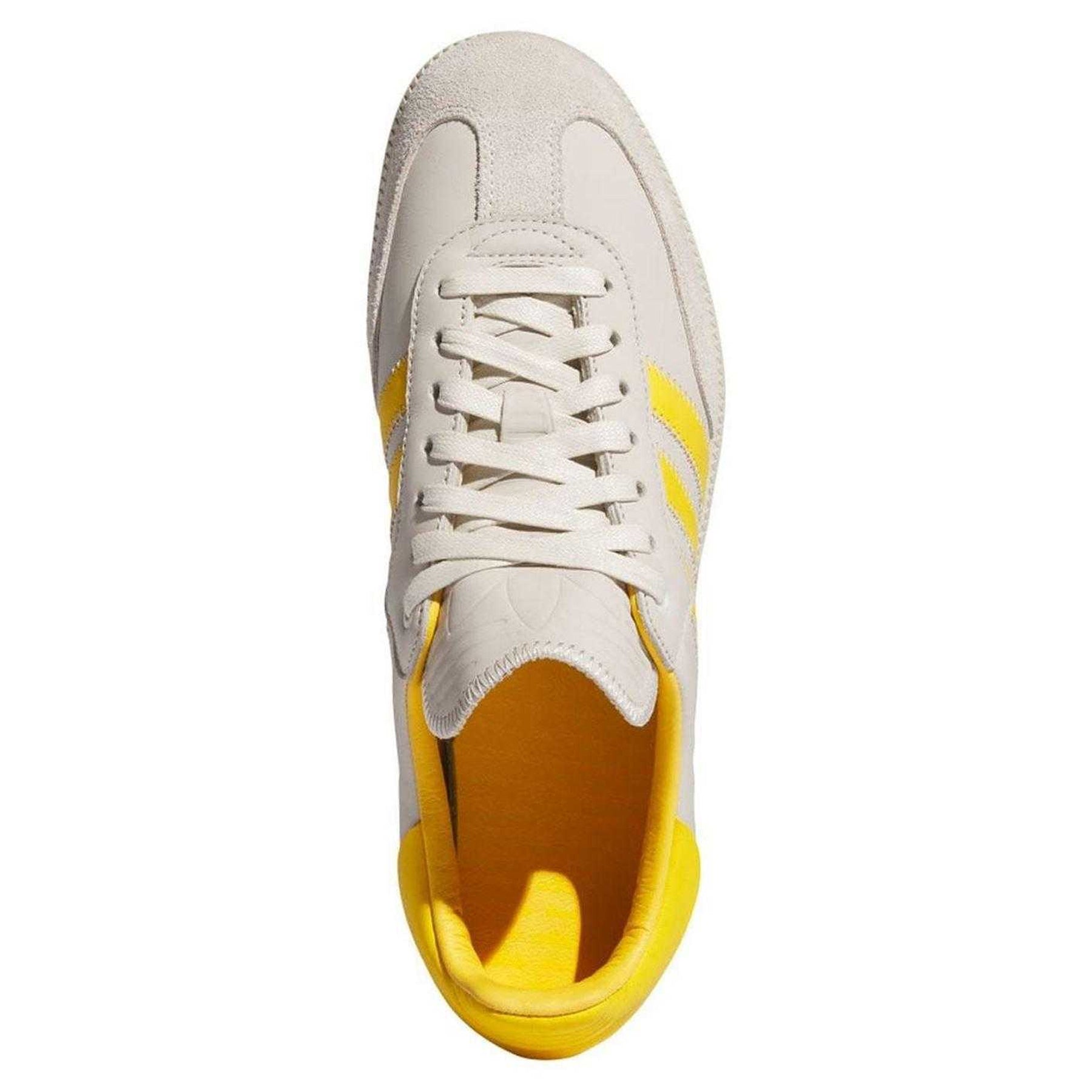 Gold - Lifestyle - Adidas Womens-Ladies Samba Leather Trainers