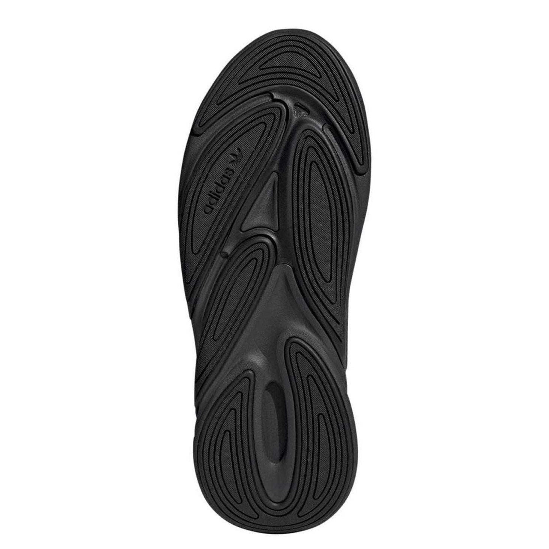 Grey - Side - Adidas Mens Ozelia Logo Low Cut Trainers