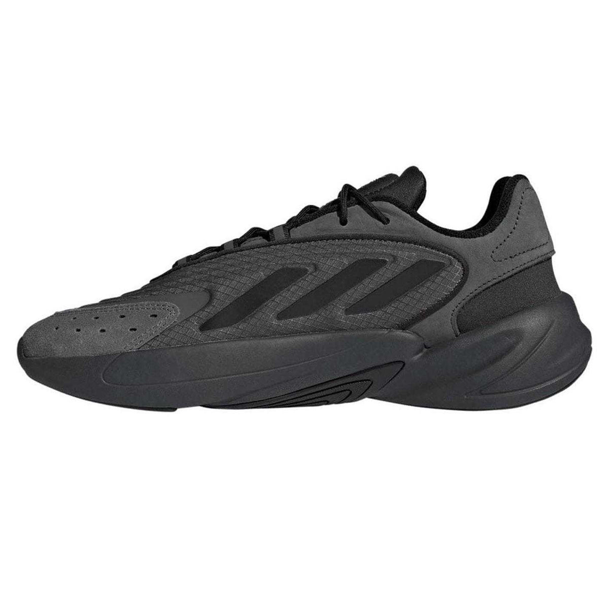 Grey - Lifestyle - Adidas Mens Ozelia Logo Low Cut Trainers