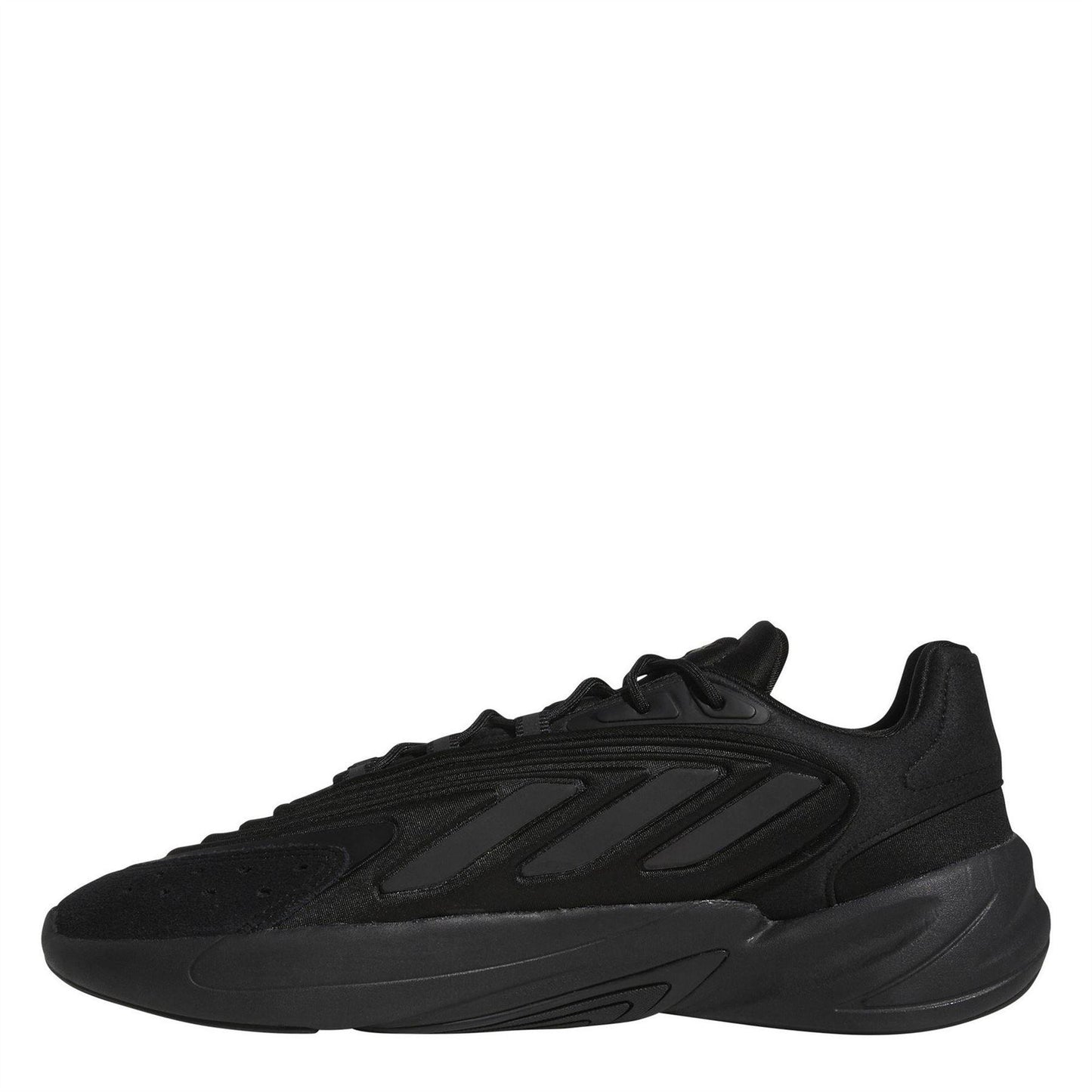 Carbon Black - Back - Adidas Mens Ozelia Logo Low Cut Trainers