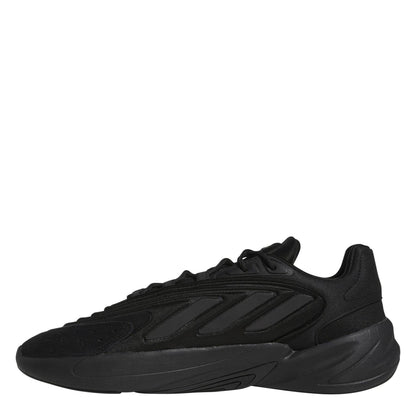 Carbon Black - Back - Adidas Mens Ozelia Logo Low Cut Trainers