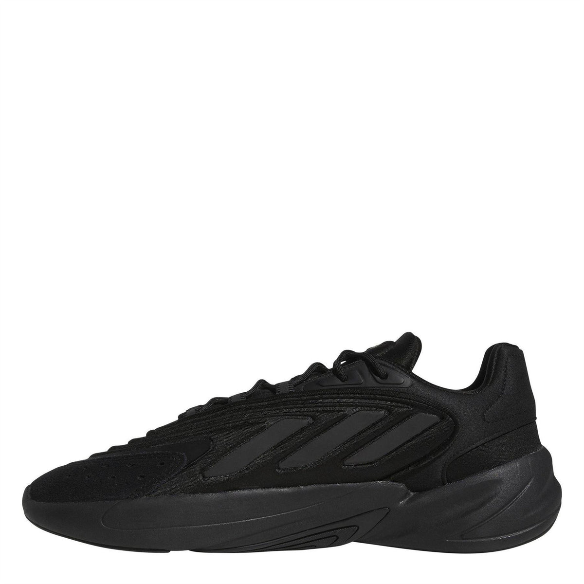 Carbon Black - Back - Adidas Mens Ozelia Logo Low Cut Trainers