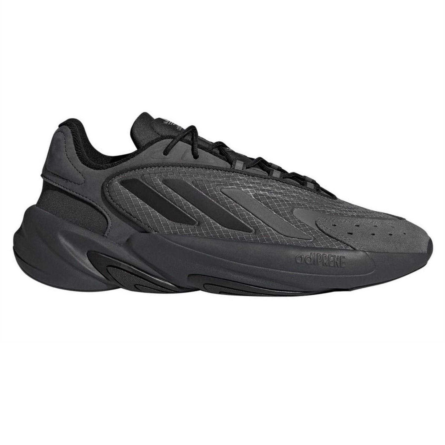 Grey - Front - Adidas Mens Ozelia Logo Low Cut Trainers