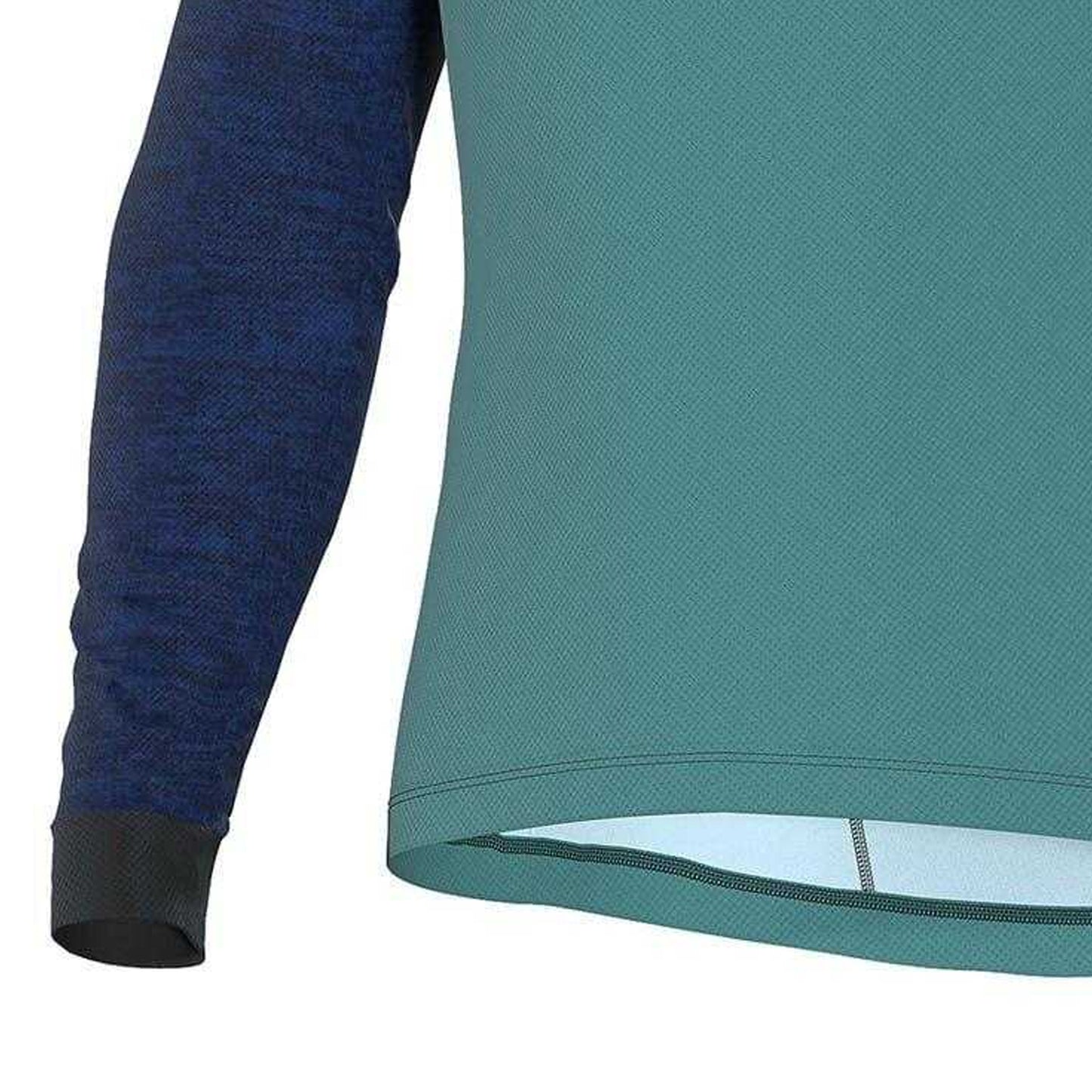 Navy-Teal - Lifestyle - Bicycle Line Mens Agordo Logo Cycling Jersey