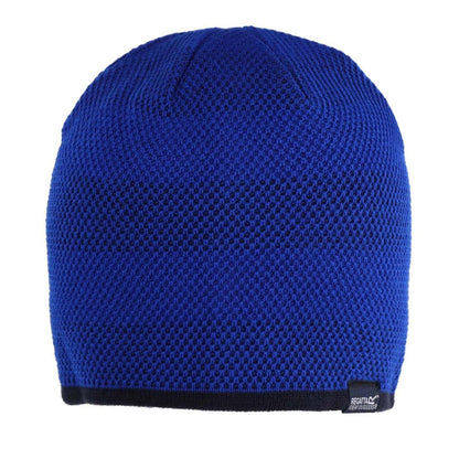 Black-Grey - Side - Regatta Unisex Adult Brock III Beanie